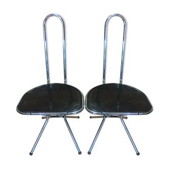 Paire de chaises pliable de Niels Gammelgaard