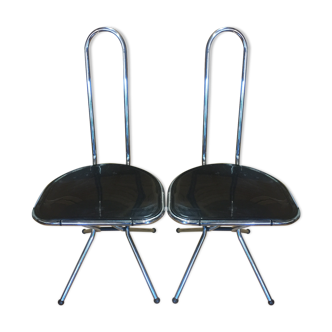 Pair of folding chairs of Niels Gammelgaard