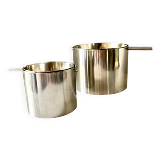 Vintage Stelton Cylinda Line Tiltable Ashtray by Arne Jacobsen, Denmark