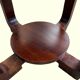 Table basse, guéridon Art Déco en acajou