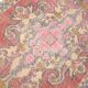 4x8 Rug For Guest Room Red & Pink Vintage Rug, 124x230Cm SK 3780