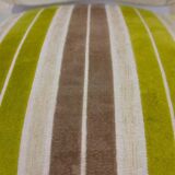 Louis XV style embossed velvet armchair - circa 1950 France