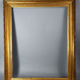 Old channel frame wood original gilding stucco 67x55 foliage 56x44.5 cm SB