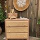 Beautifully restyled compact ethnic bohemian chest of drawers.