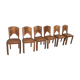 6 chairs art deco