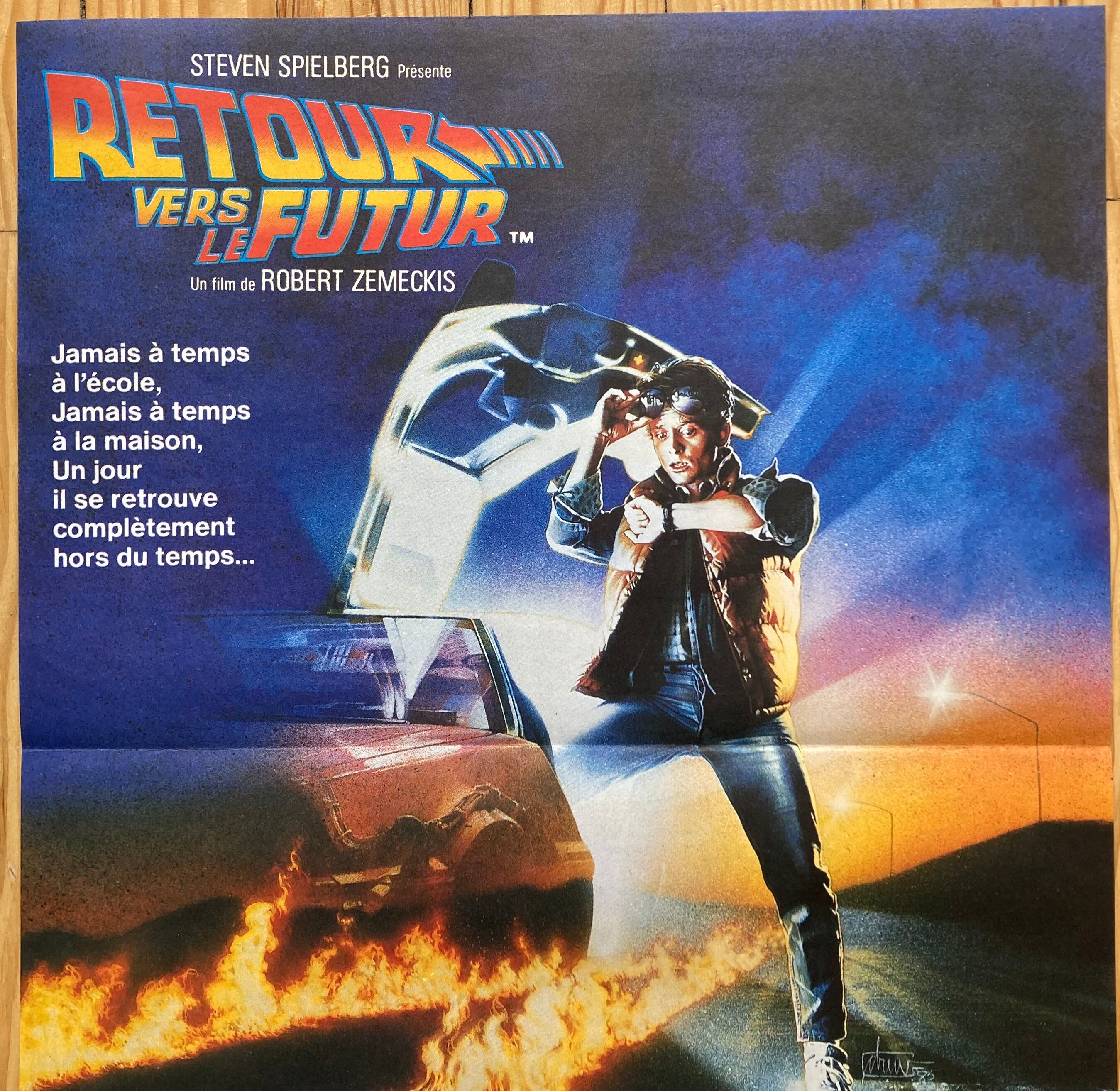 Original cinema poster "Back to the Future" Zemeckis 1985