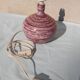 Lampe mauve céramique