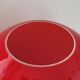Suspension  année 70 en opaline rouge