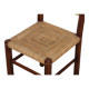 Paire de chaises rustiques en bois et corde, 1940