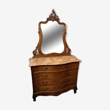 Commode avec miroir