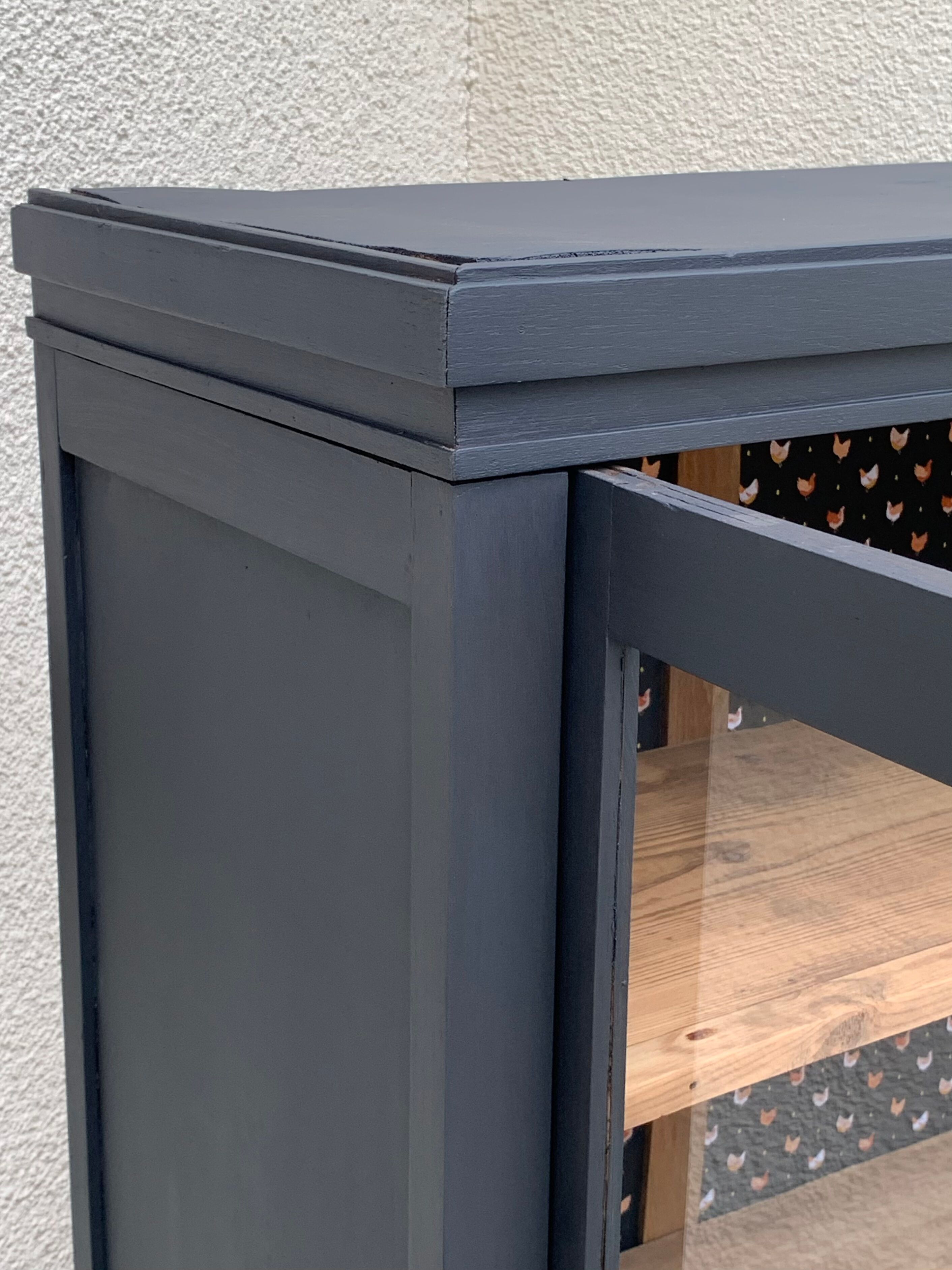 Removable glass cabinet art deco 1930