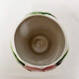 Hand-painted slip vase
