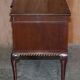Honduran Mahogany Dressing Table with Lion Paw Carved Legs, Victorian Style