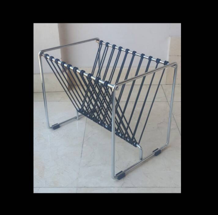 Modernist magazine rack