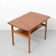 Mid Century Two-Tiered Teak Sidetable by Rasmus Solberg, Norway 1960s