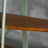 Bakery Display Rack with Iron Frame and Oak Shelves, France, 1920s