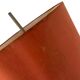 Vintage orange and red floor lamp from the 1970s