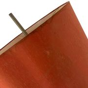 Vintage orange and red floor lamp from the 1970s