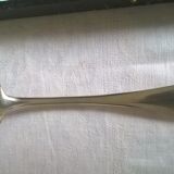 Box of 12 forks and 12 tablespoons in silver metal
