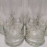 Large crystal glasses