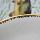 Rare: fish set 11 pieces, Société Française de Porcelaine