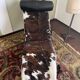 Leather chaise longue