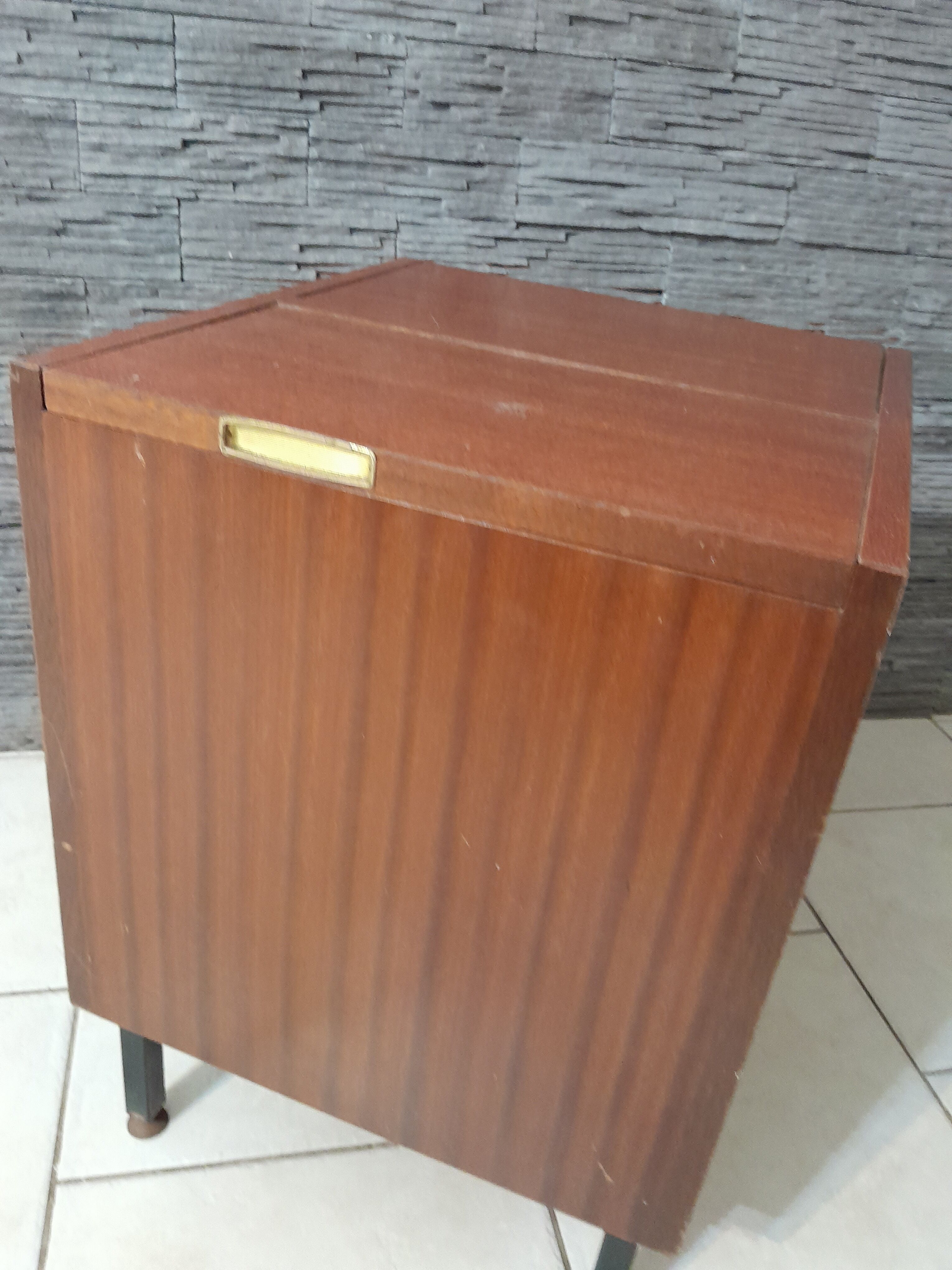 Furniture of trade store back desk teak vintage box doctor