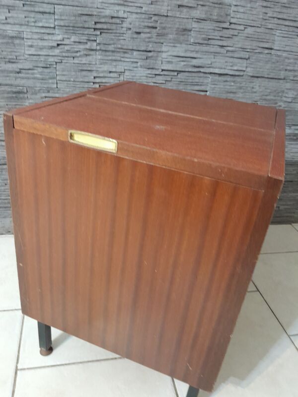 Meuble de métier range dossier bureau teck vintage caisson médecin