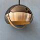 Mid-century Lakro space age dome pendant lamp