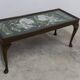 Table basse 1940 needlewoman shop london broderie sous verre
