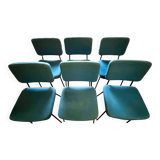 Set of 6 original chairs from the 60s/70s.