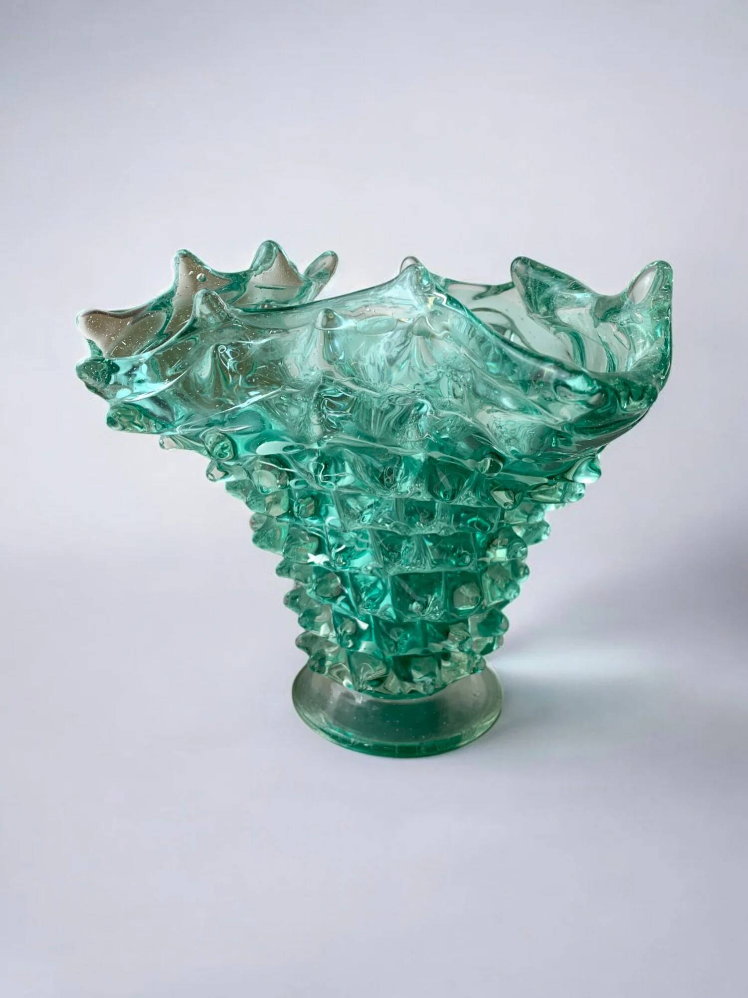 Rostrato vase by Ercole Barovier, Murano glass, Italy, 1960s