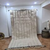 Handmade wool Berber rug 250x150cm