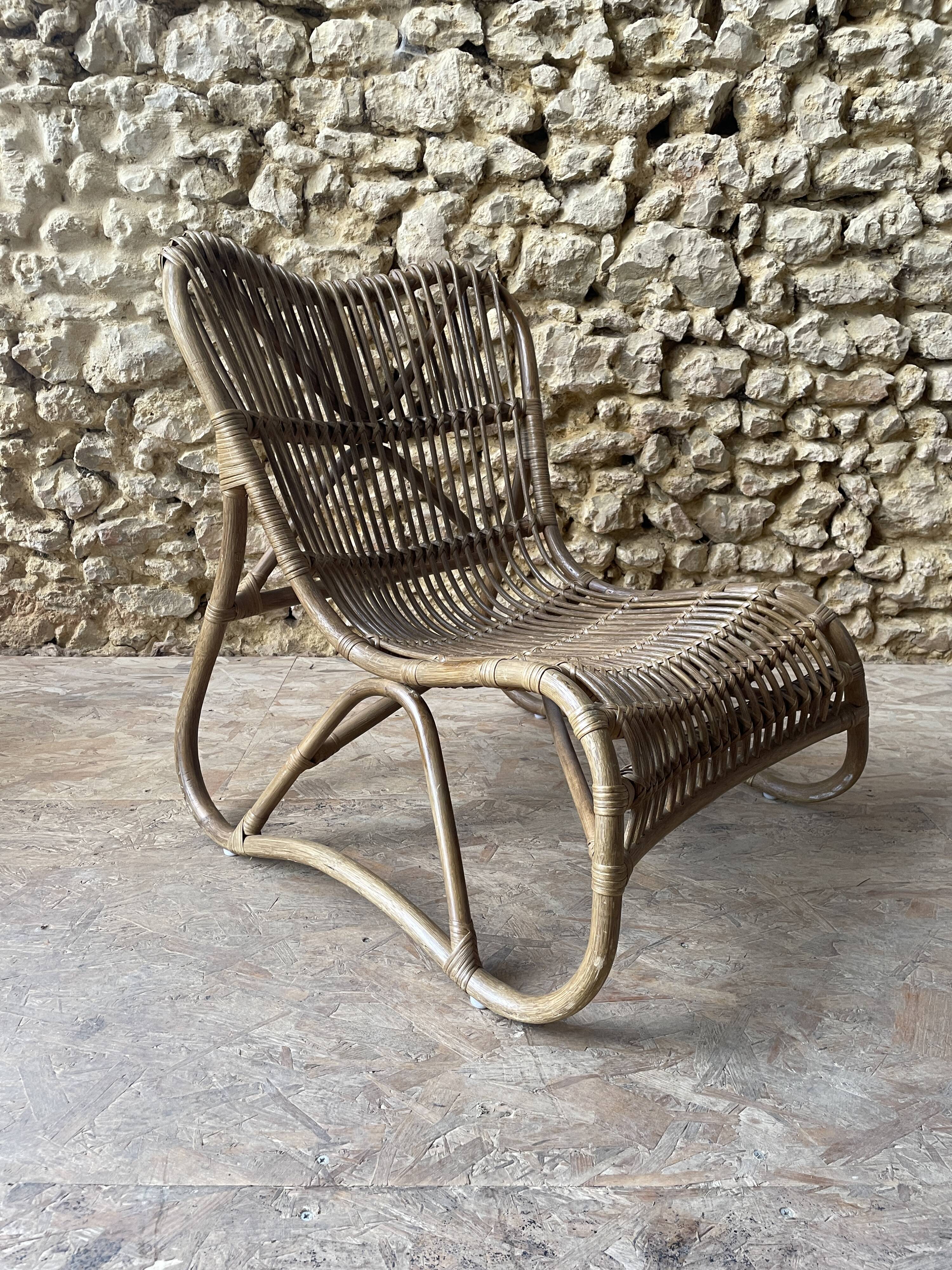 Reed armchair