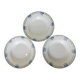 3 vintage deep plates from St Amand 220645
