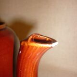 Cafetière très grande en céramique marron