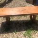 Wooden coffee table or bench