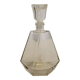 Art Deco geometric glass whisky decanter 550 ml
