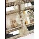 Venetian Rectangular Floreal Hand-Carving Wall Mirror in Murano Glass Style