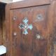 Very old wooden bonnet maker