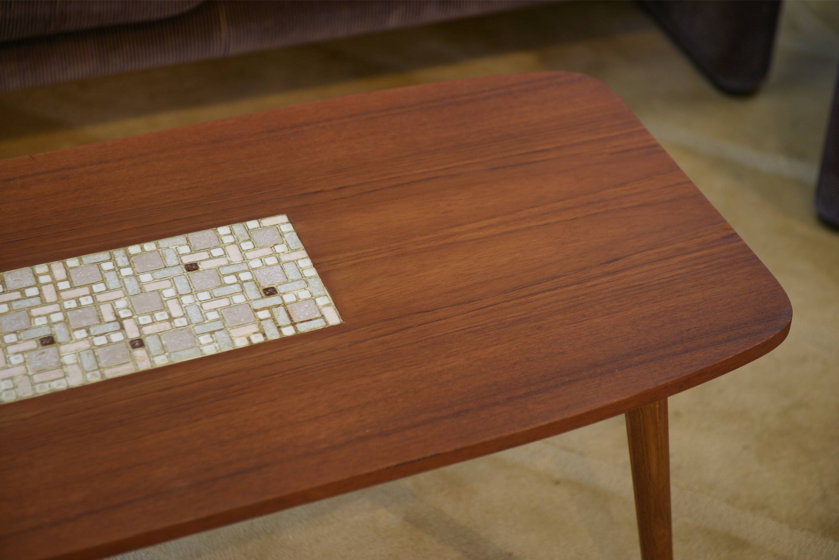 1960s Scandinavian mosaic coffee table