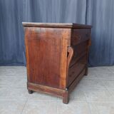 Restoration period chest of drawers in walnut