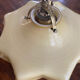 Suspension lamp in opaline
