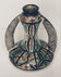 Polychrome earthenware jug, Fes, Morocco