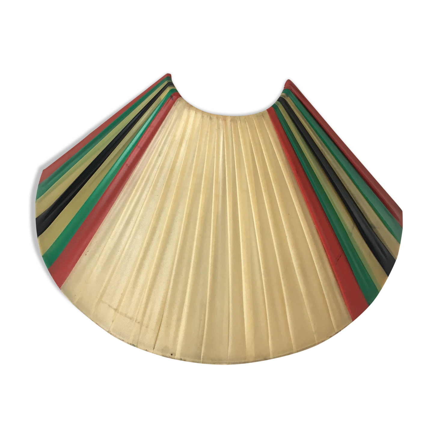 Wall light vintage 50's 60's shade with scoubidou straps