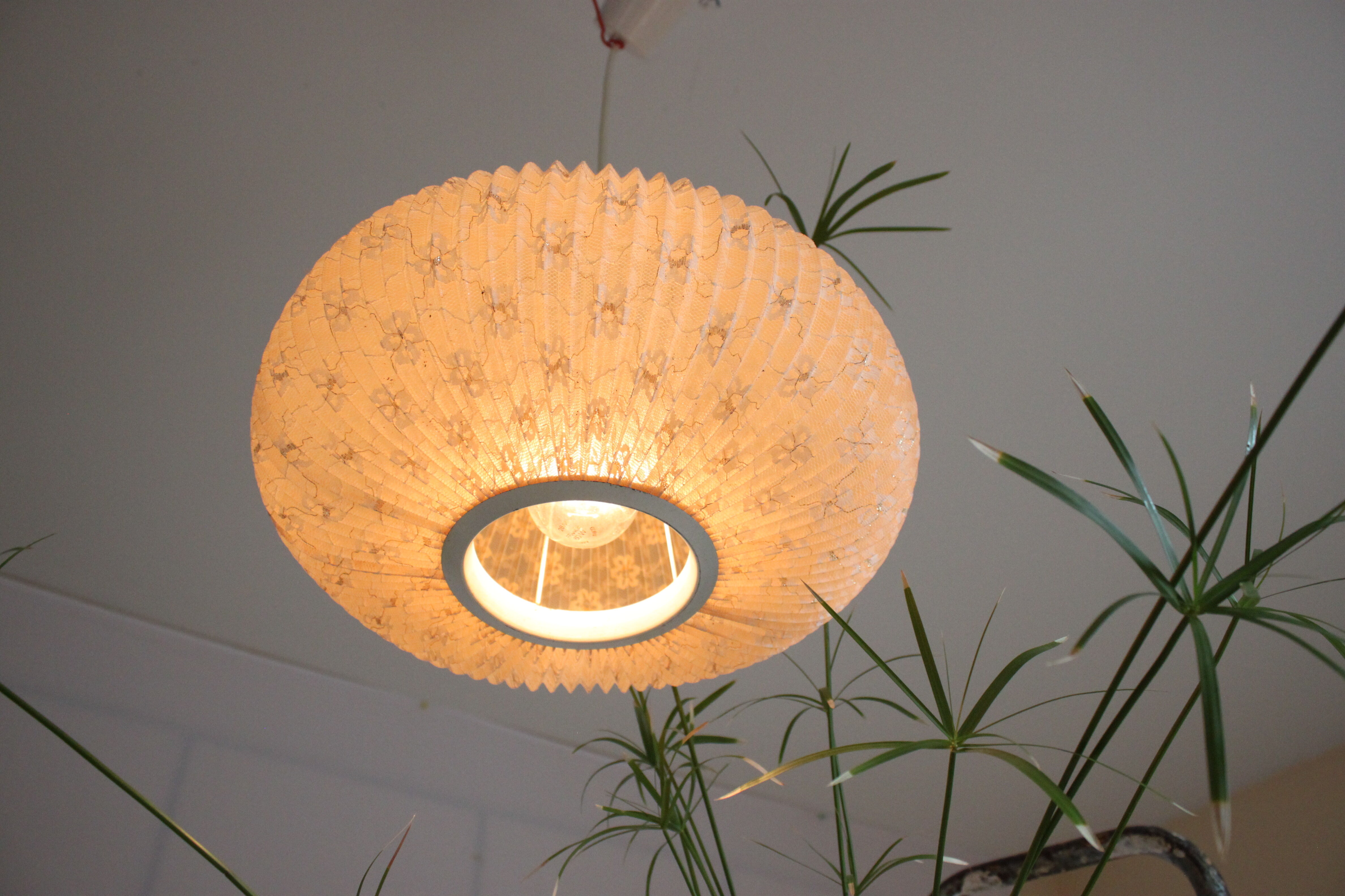 Rare period Rispal lamp, lace model