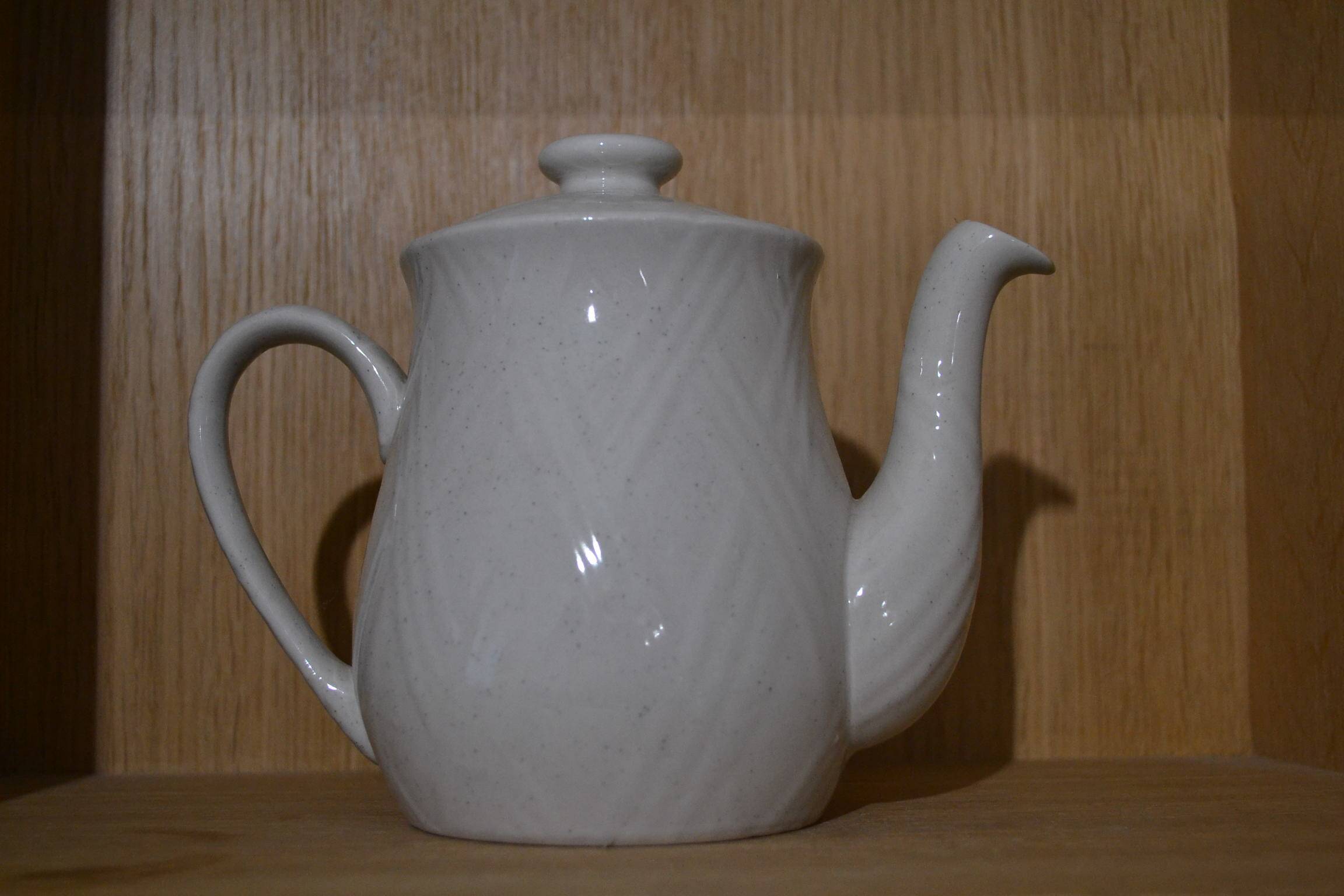 Flower teapot, handmade decoration.