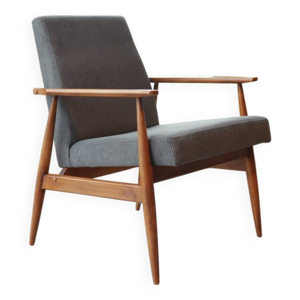 Fauteuil vintage velours