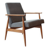 H.Lis vintage graphite corduroy armchair