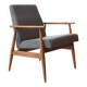H.Lis vintage graphite corduroy armchair